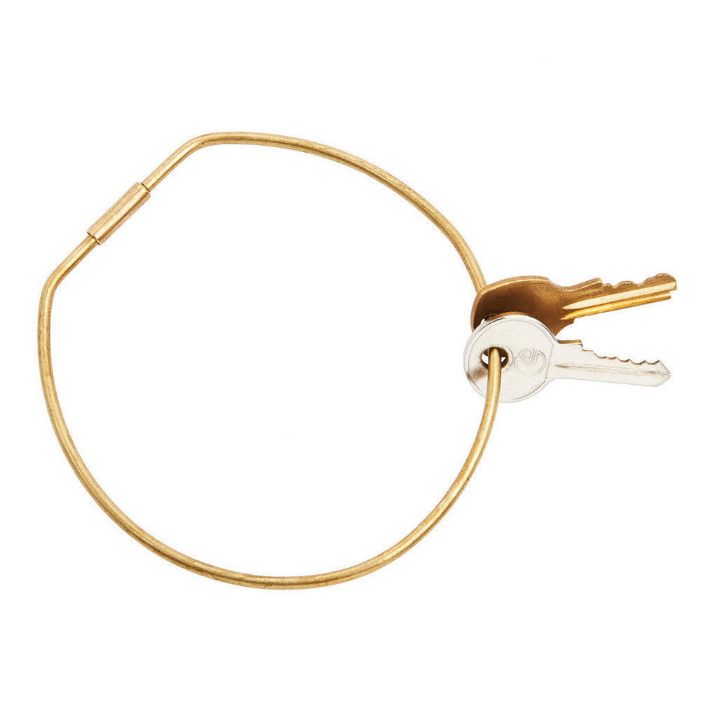 contour key ring: hoop