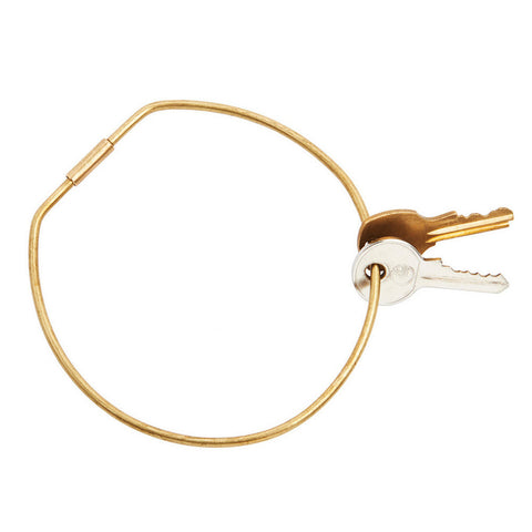 contour key ring: hoop