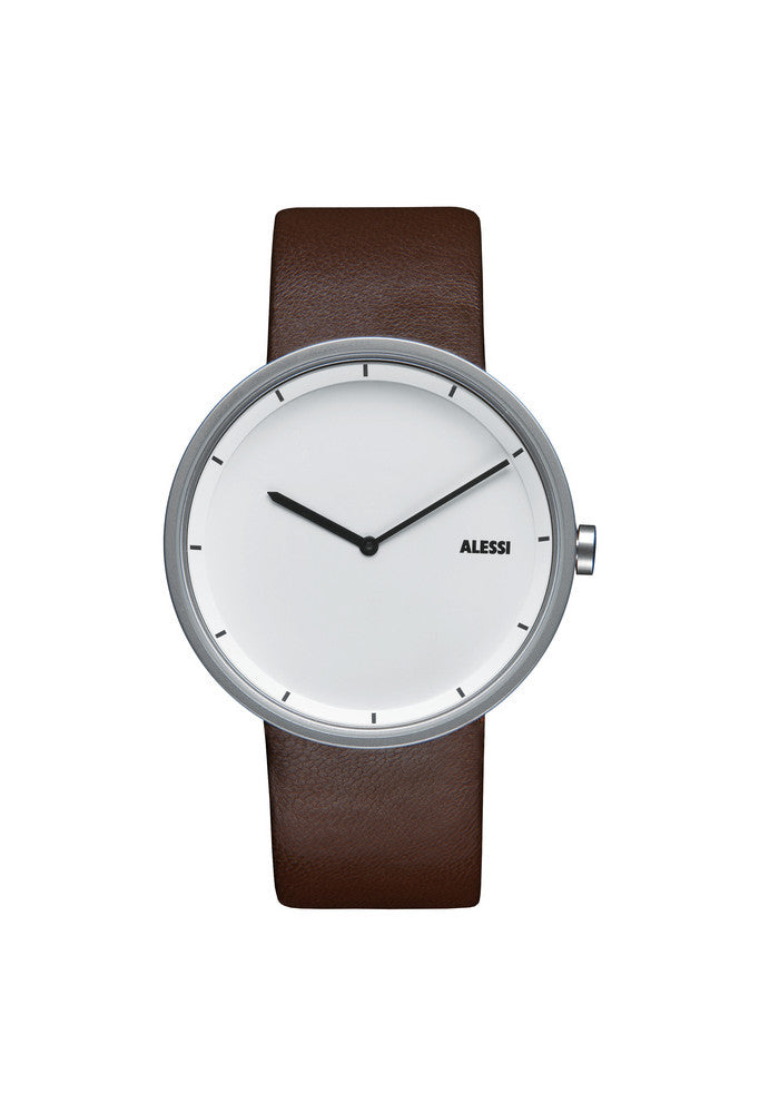 out-time brown watch