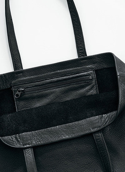 basic leather tote