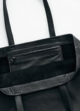 basic leather tote