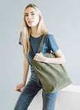 basic leather tote