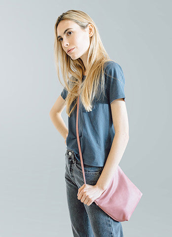 cross body leather purse