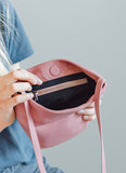 cross body leather purse