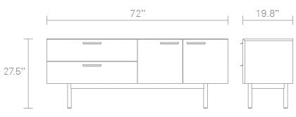 shale 2drawers + 2doors