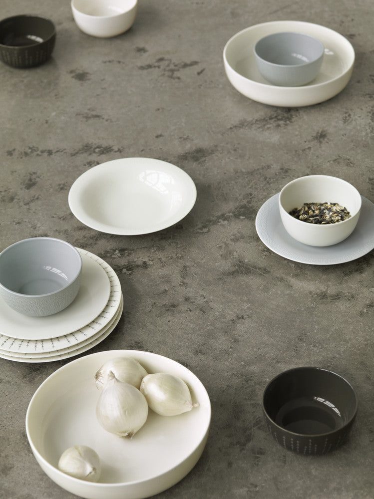Sarjaton white pasta bowl