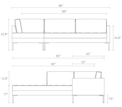 paramount sectional