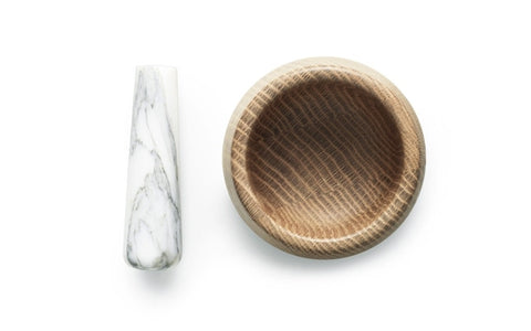 craft pestle and mortar white