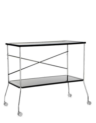 Flip folding tray
