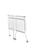 Flip folding tray