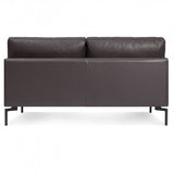 standard leather armless sofa
