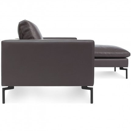 standard leather sectionals