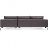 standard leather sectionals
