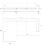 standard leather sectionals