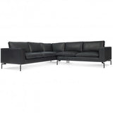 standard leather sectionals