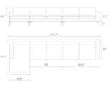 standard leather sectionals