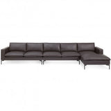 standard leather sectionals