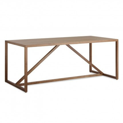 strut large walnut table