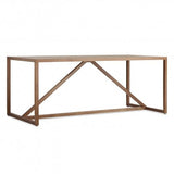 strut large walnut table
