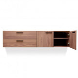 shale 2door/2drawer wall-mounted